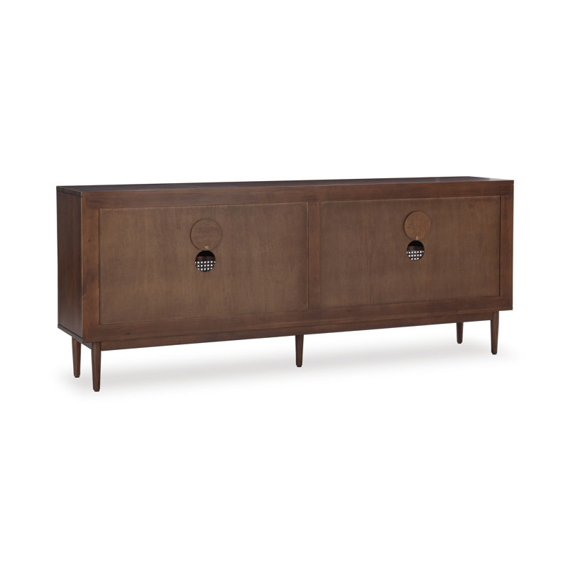 Solid Wood 4 - Door Sideboard, Walnut