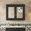 Armoire de rangement murale moderne avec 2 miroirs et tablettes réglables, parfaite pour les salles de bain organisées et élégantes.-133329185