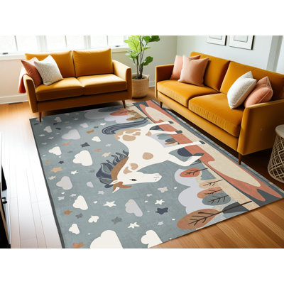Tapis pour enfants 6 animaux Ginza