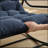 Outdoor Rocking Chair with Ultra-Comfortable Thick Cushion and Cushion for Relaxation in Living Room, Bedroom, or Patio-1950797633