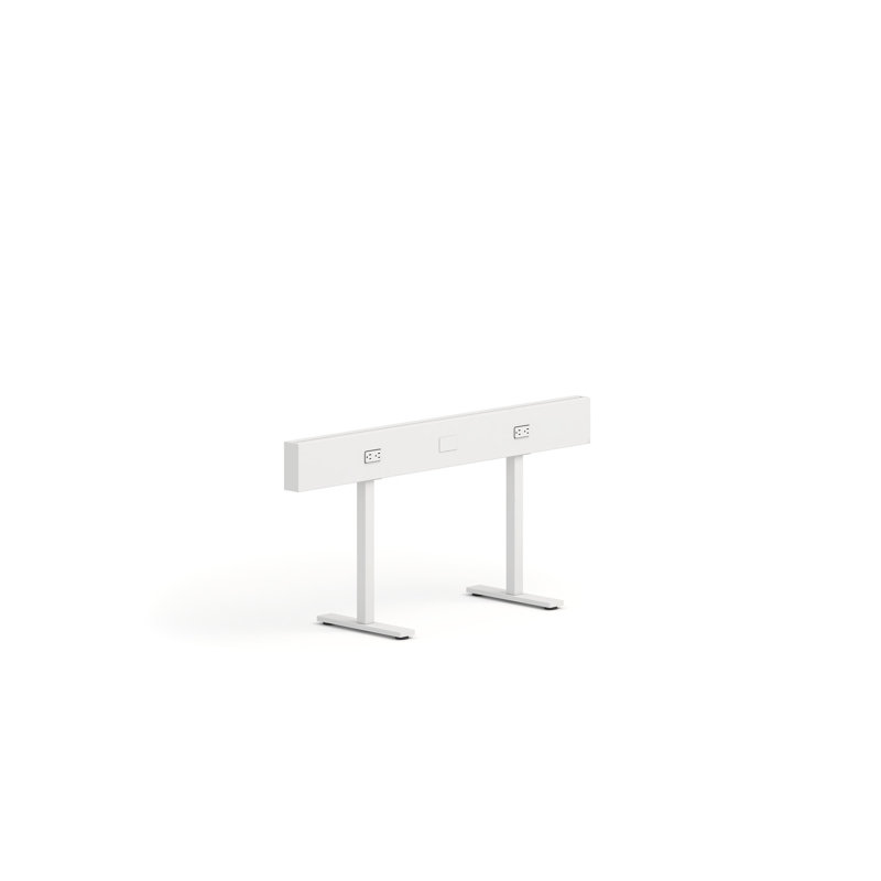 Rail électrique à rampe, Blanc, H 23,5 po x l 100 po x P 14,5 po