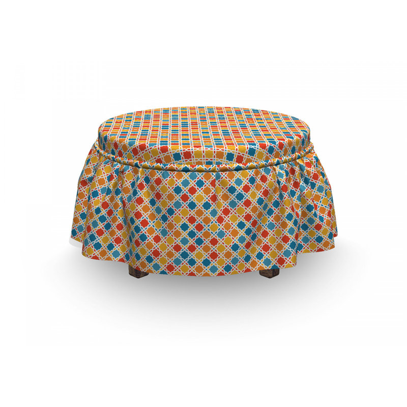 Housse pour repose-pieds des motifs marocain