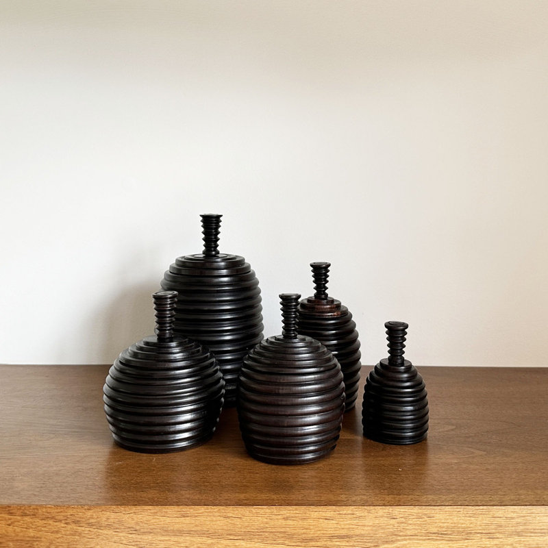 Ebony Wood Vessel - Rovuma Range, Style Three