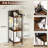 3-tier Bathroom Shelf Organizer With Hook-1499400360