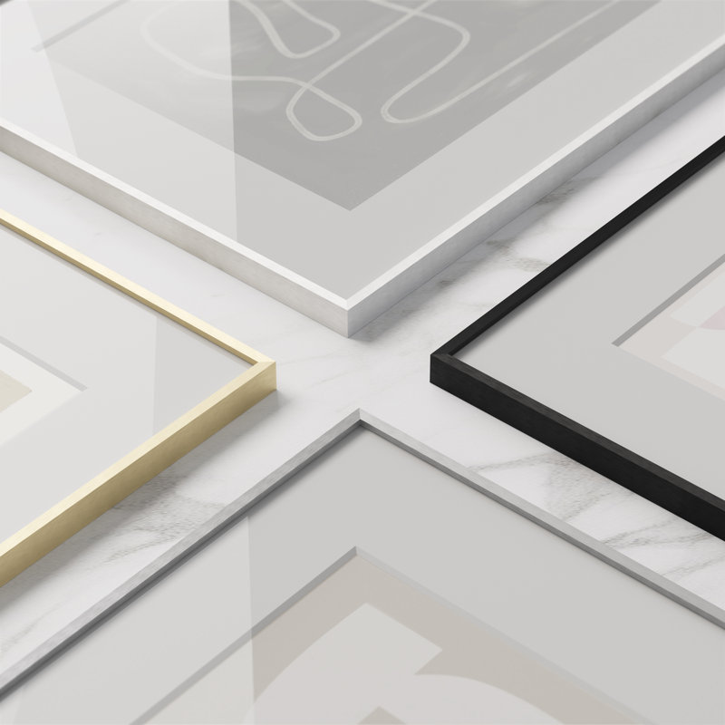 Silver Aluminum 16x24 Picture Frame with Real Glass