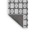 Tapis gris/crème tissé à la machine-800284411