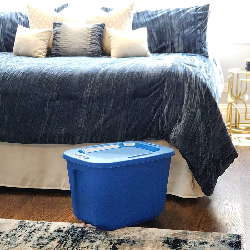 Homz Plastic Storage Tub & Tote