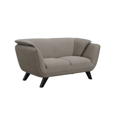 Nayeli Brown Linen Loveseat
