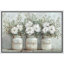 «Thankful Grateful Blessed Inspirational Green Floral Rustic Mason Jar», grande impression sur toile-119461002-98635537-98635538