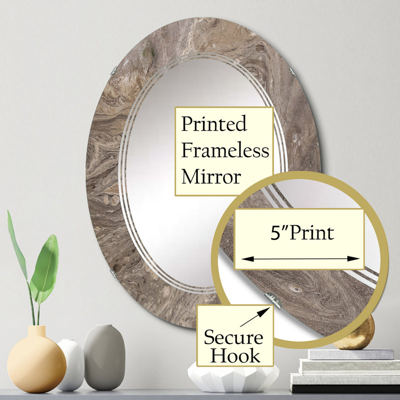 Rinya Oval Mirror, 30" x 20"