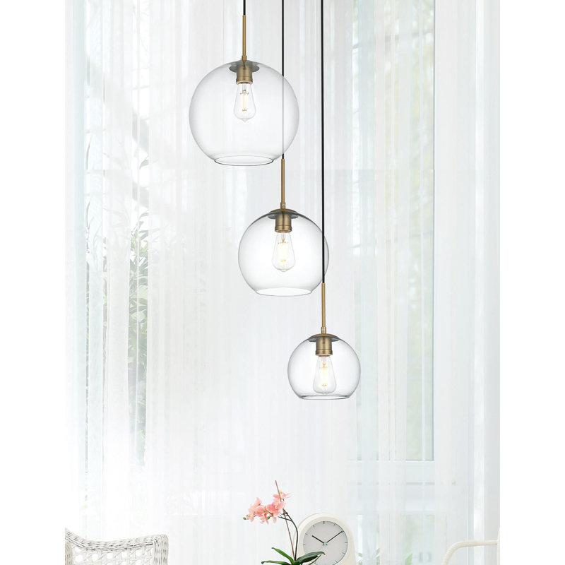 Trey Marvin, 12" H x 21" W x 21" D, 3 Lights