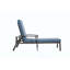 Chaise longue en aluminium coulé avec dossier réglable et roulettes pour un confort et une mobilité ultimes-558766452