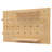 Wooden Rectangular Pegboard Combination Wall Organizer Kit