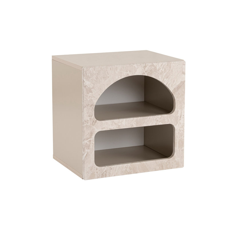 Aurelia Arched Open Shelf Nightstand