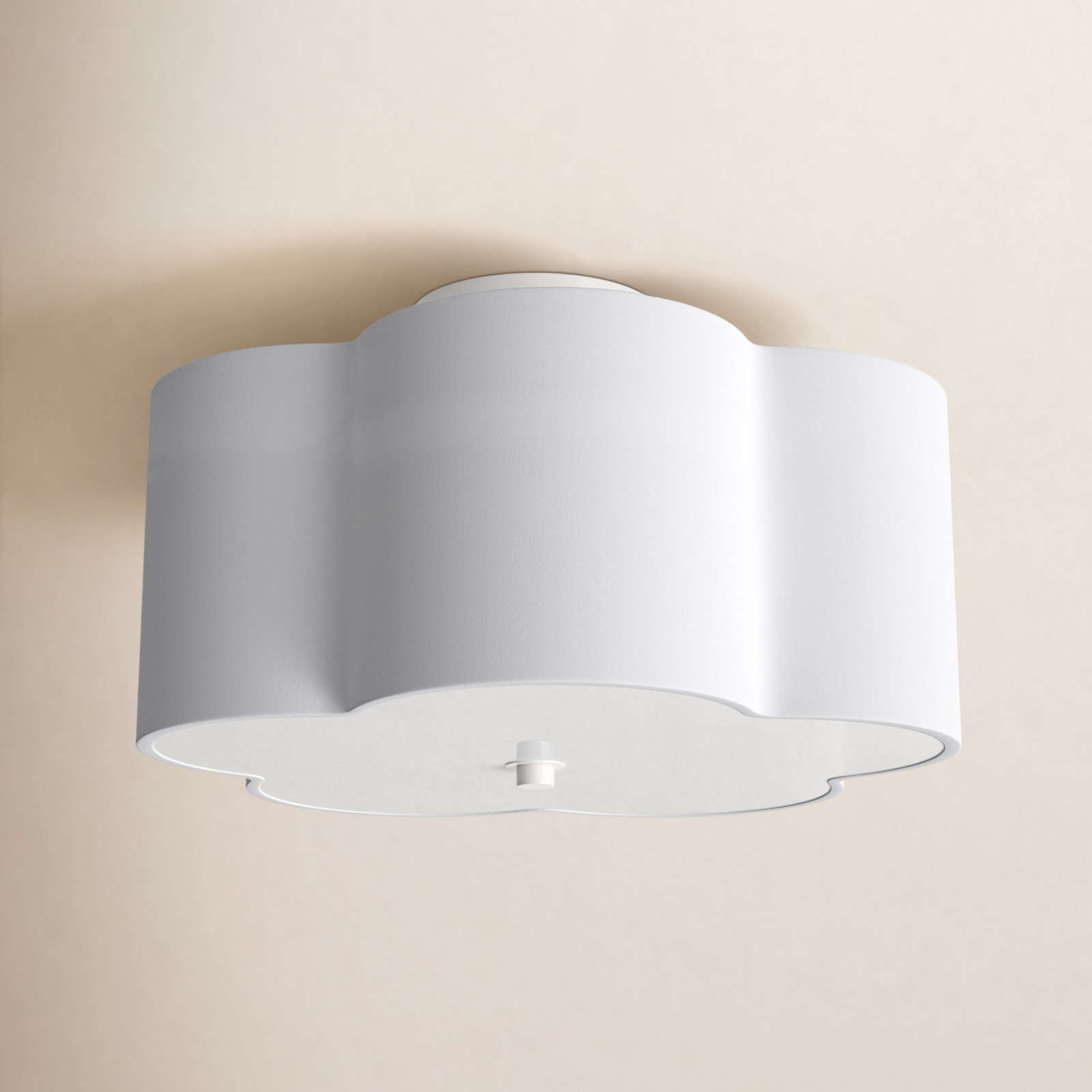 Mamchand 3 Light Fabric Semi Flush Mount