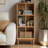 Burlywood Solid Wood+Tempered Glass Display Cases