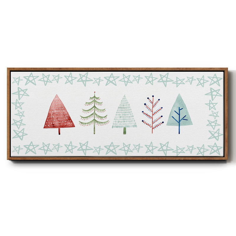 Christmas Tree Whimsy Collection C-, toile encadrée
