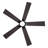 52 Inches Black Flush-Mount DC Motor Ceiling Fan with Light, Remote Control-1554805179-1554805176