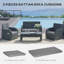 Outdoor Seat Cushion Set