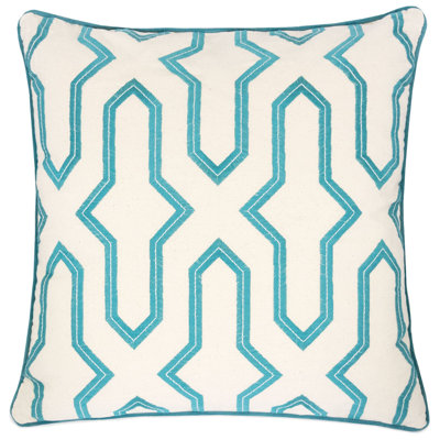  Embroidery Cotton Throw Pillow