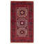 Tapis décoratif en laine noué à la main de conception unique 3 pi 1 po x 6 pi 1 po Borgia New Age