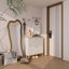 Armoire décorative, armoire à chaussures, étagère à chaussures étroite, armoire à chaussures avec 2 tiroirs rabattables