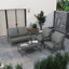 Chaise avec accoudoirs avec coussins amovibles Leisuremod-105511585