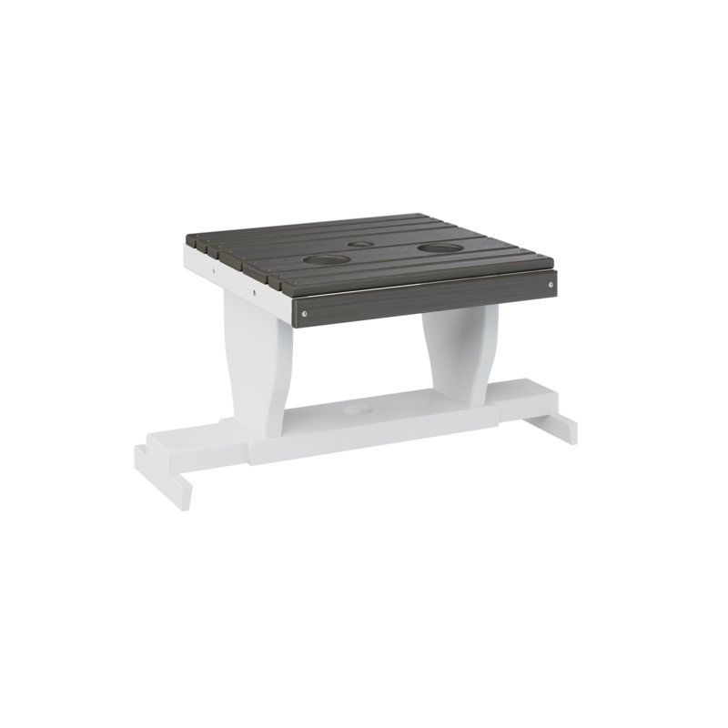 Berlin Gardens Gliding Settee Table, Coastal Gray