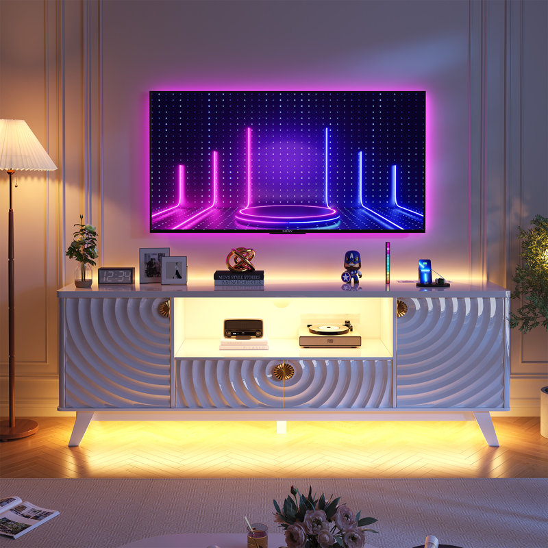 TV Stand for TVs up to 65", White