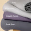 Ensemble de literie de housse de couette gris pour lit simple - doublement brossé pour enfants et adultes (ensemble de 3)-109724468-109724471