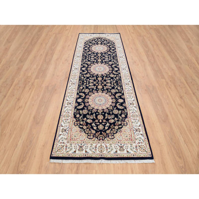 Kiziah One-of-a-Kind 4' X 12' New Age Runner Area Rug in