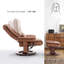 Fauteuil inclinable électrique pivotant avec repose-pieds Jamillah, pivotant sur 360 degrés-481945448