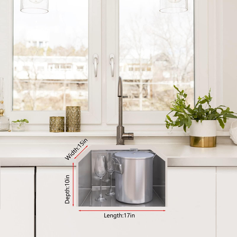 Stainless Steel Undermount Workstation Sink - 16G Bowl with Noise Defense & Scratch-Resistant Finish for Modern Kitchens