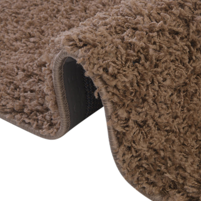 Tapis Santosha à poils longs, Tapis de couloir 2 pi 7 po x 10 pi, Sapphire Blue
