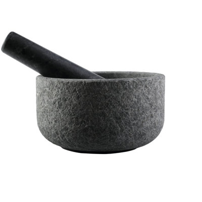 6In Luxury Natural Marble Mortar And Pestle Set