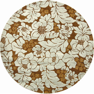 Soho Hand Tufted Wool & Viscose Floral Rug