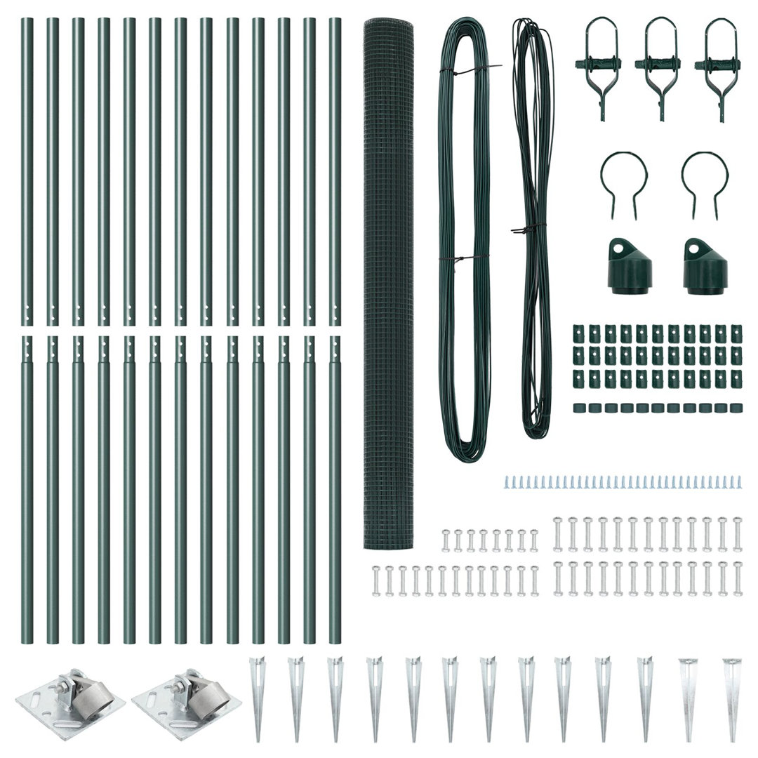160cm H x 2500cm W Steel Border Fencing