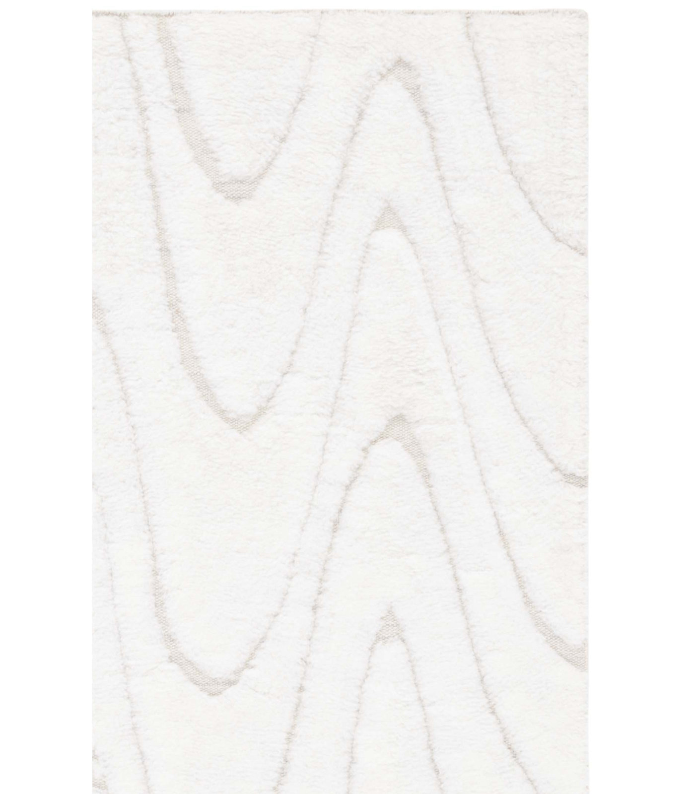 Martinique Ivory Beige Hand-Woven Flatweave Rug, Square 6'