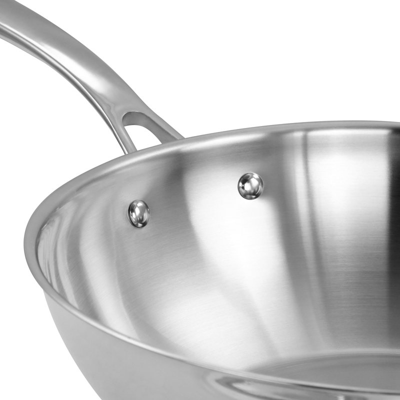 Poêle 12 pouces en acier inoxydable Martha Stewart Essential