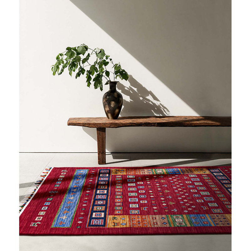Tapis Leila Gordes, Rectangle 4 pi 2 po x 6 pi 5 po