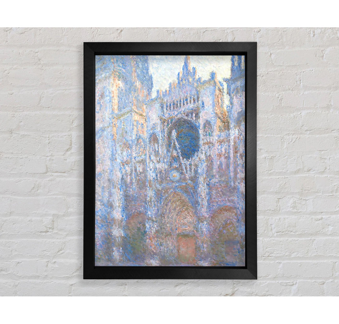 Monet Rouen Kathedrale West FacÃ£â€šÃ'Â¸Ade von Claude Monet - Einzelne Bilderrahmen Kunstdrucke