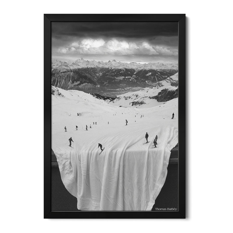 Oh Sheet! Premium Framed Poster by Thomas Barbey, 32" H x 24" W