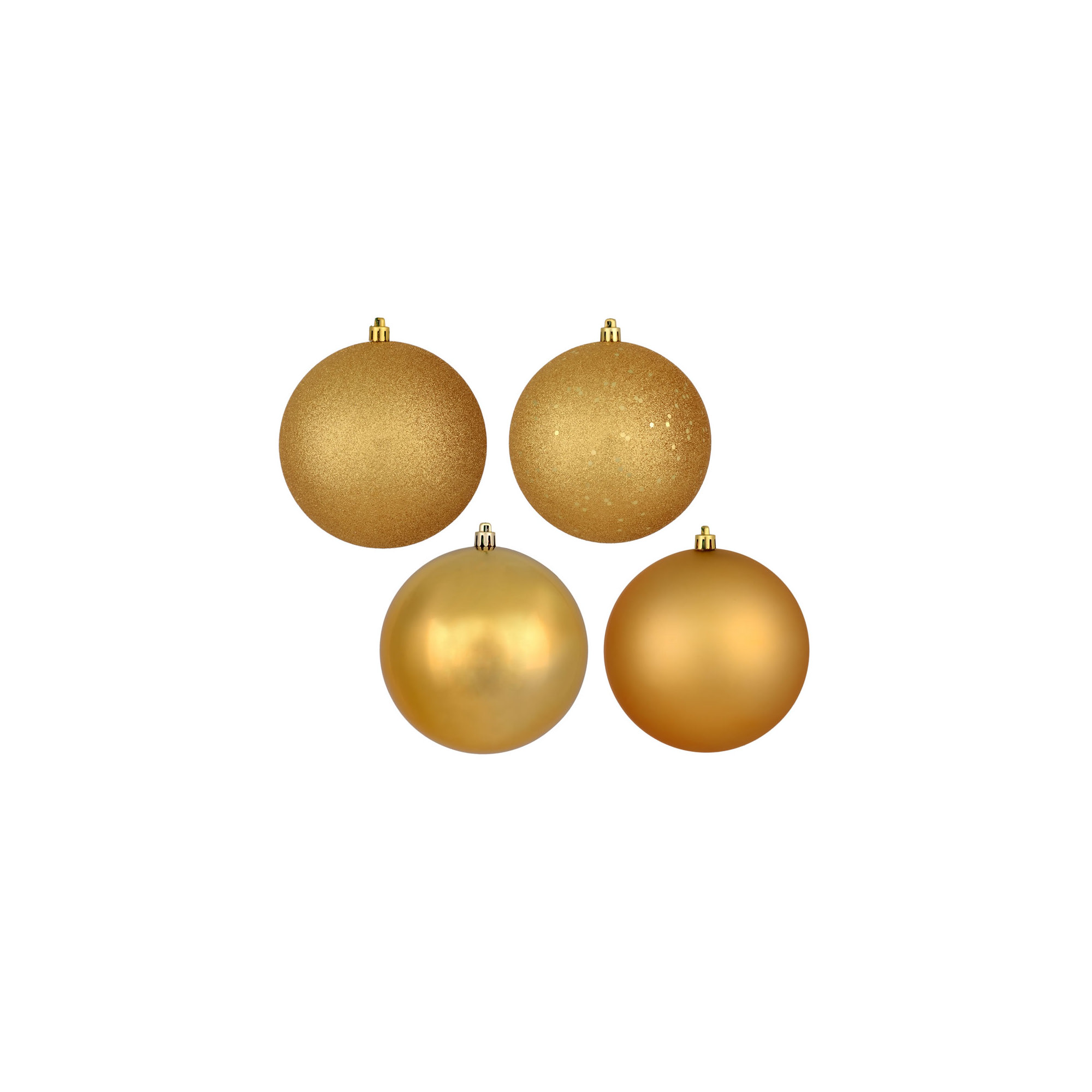 Holiday Décor Ball Ornament, Copper Gold, 24, 2.4" H x 2.4" W x 2.4" D