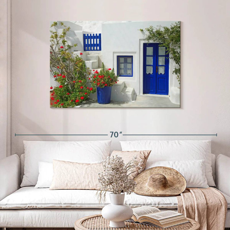 Lilie Greek Cyclades House, 30" H x 45" W