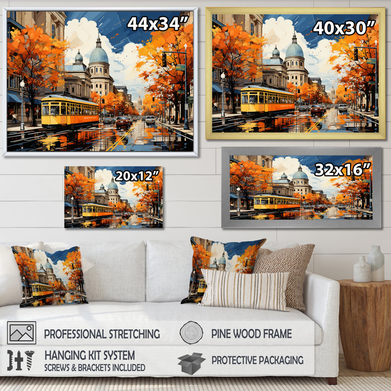 Harmony of Timeless Elegance - Cityscapes Canvas Prints, H 30 po x l 40 po x P 1,5 po, Toile tendue