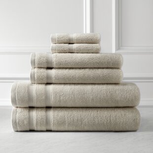 Luxury Turkish Cotton Washcloths 8-pack, 13x13, 600 GSM, Soft Plush  Bathroom Towels, White With Ombre Stripes, Color Options 