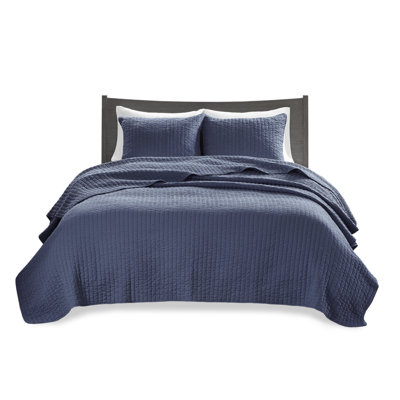 Reversible Cotton Rich Twin Xl Bedding Sets, Farmhouse Navy For Home