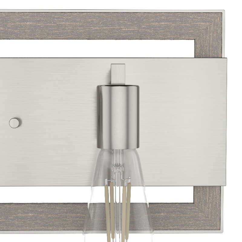Woodburn Dimmable Vanity Light, Brushed Nickel, 4