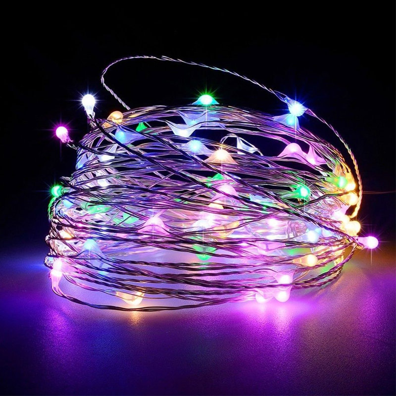 Alcine 1 - Bulb 197'' Plug-in Fairy String Light, Multicolor