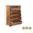 Chaliyah Solid Wood 36'' W 5 - Drawer Dresser-131122332